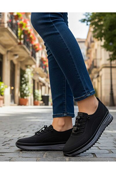 VARLIK AYAKKABI New Season Latex Lace-Up Comfortable Shoes