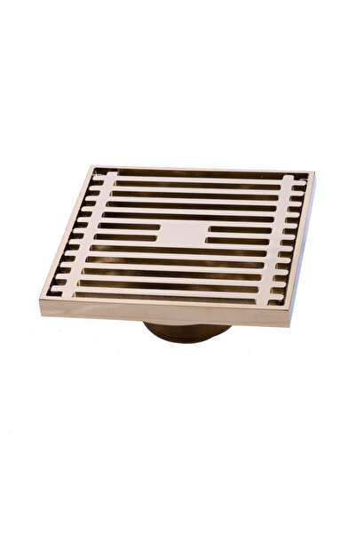 Trendy's Sifon pardoseala,gold 10X10 cm, iesiere pe 40 mm antimiros