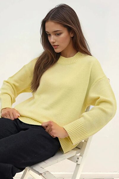 Hiccup Crew Neck Relax Fit Soft Knitwear Sweater