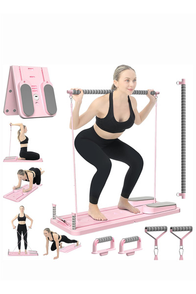 Generic لوح متعدد الوظائف لتمارين وضعية البلانك في البيلاتس، جهاز انزلاقي لتم...