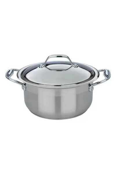 ROCKY stainless steel pot, 20 cm - Silver