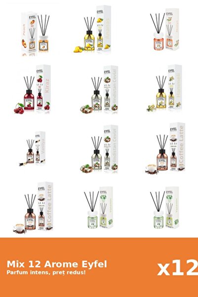 Eyfel Set 12 Mix Variat: 9 arome