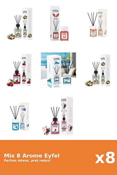 Eyfel Set 8 Mix Variat: 7 arome