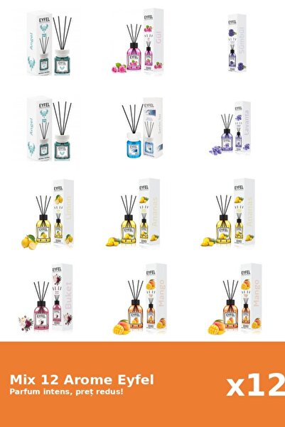 Eyfel Set 12 Mix Variat: 9 arome