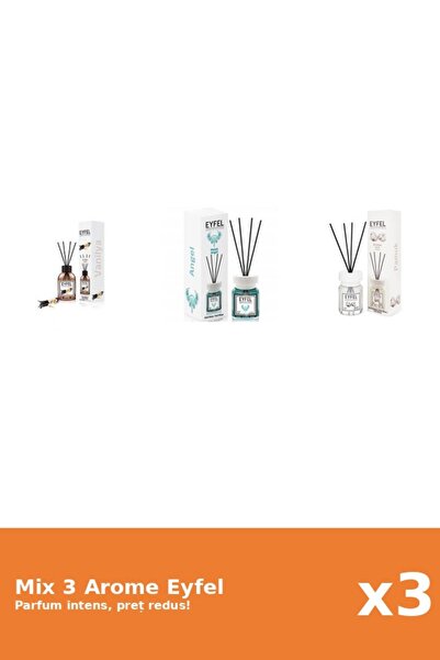 Eyfel Set of 3 Mix Eyfel: 1x Angel, 1x Cotton, 1x Vanilla