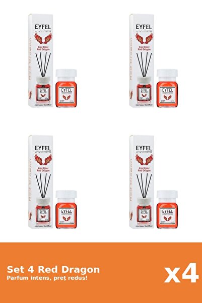 Eyfel Set 4 Odorizant Red Dragon, 120 ml