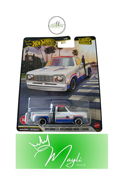 HOT WHEELS Boulevard Premium 1978 Dodge Li'l Red Express Truck / Camion 145 G...