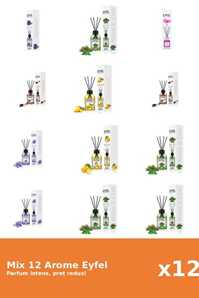 Eyfel Set 12 Mix Variat: 7 arome