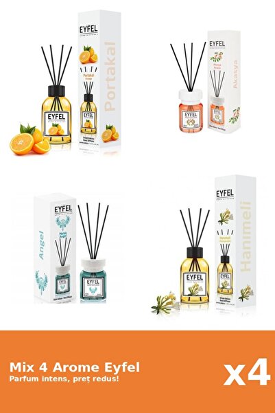 Eyfel Set 4 Mix Eyfel: 1x Acacia, 1x Angel, 1x Mana Maicii Domnului, 1x Porto...