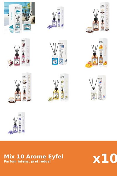 Eyfel Set 10 Mix Variat: 8 arome
