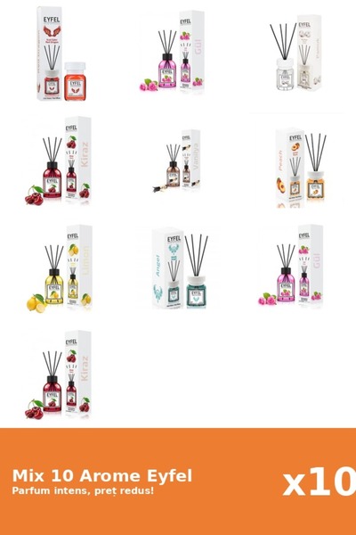 Eyfel Set 10 Mix Variat: 8 arome