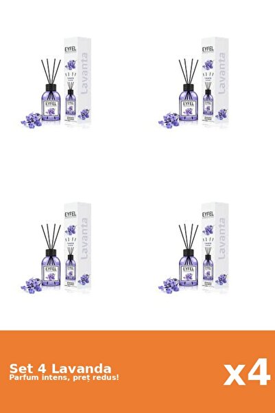 Eyfel Set 4 Odorizant Lavanda, 120 ml