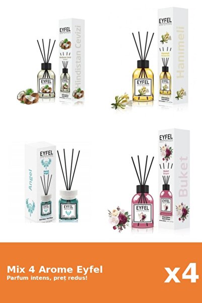 Eyfel Set 4 Mix Eyfel: 1x Angel, 1x Bouquet, 1x Mana Maicii Domnului, 1x Nuca...