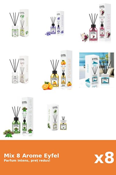Eyfel Set 8 Mix Variat: 8 arome