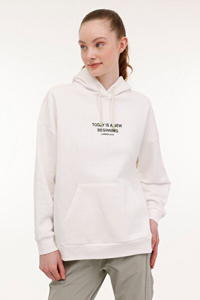 lumberjack Wl Belda 17ss506 4pr Ecru Hanorac pentru femei tricou