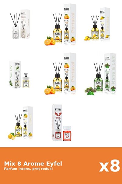 Eyfel Set 8 Mix Variat: 7 arome