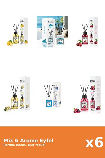 Eyfel Set 6 Mix Variat: 6 arome