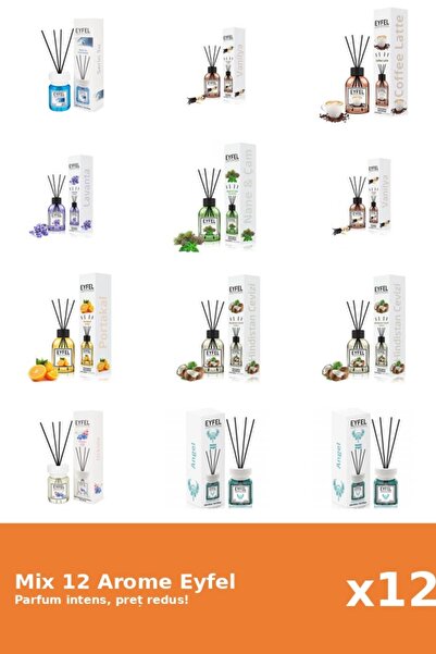 Eyfel Set 12 Mix Variat: 9 arome