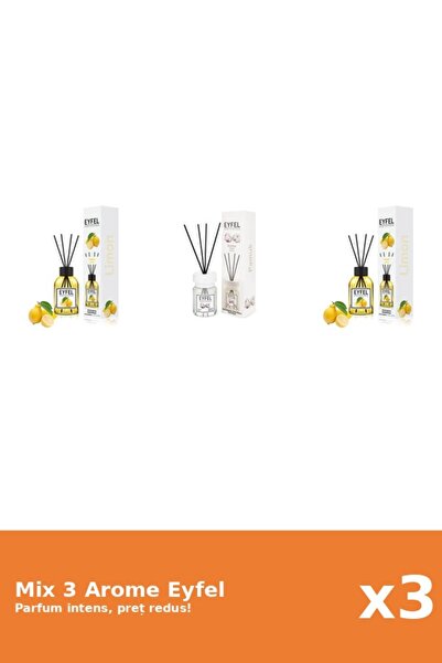 Eyfel Set 3 Mix Eyfel: 1x Bumbac, 2x Lamaie