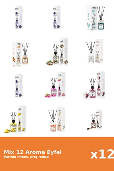 Eyfel Set 12 Mix Variat: 10 arome