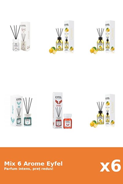 Eyfel Set 6 Mix Eyfel: 1x Angel, 1x Bumbac, 3x Lamaie, 1x Red Dragon