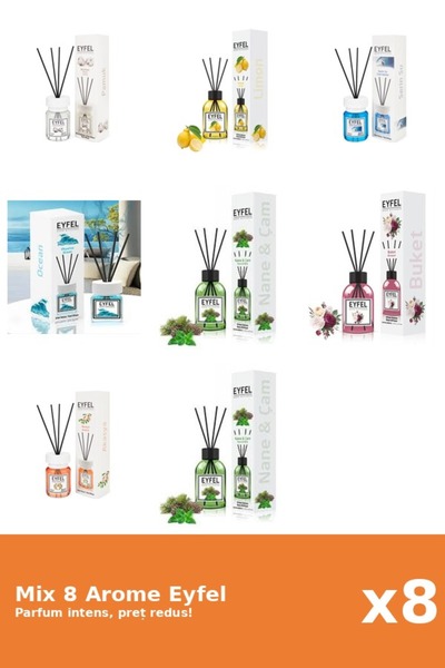 Eyfel Set 8 Mix Variat: 7 arome