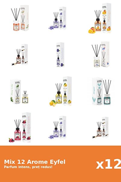 Eyfel Set 12 Mix Variat: 10 arome