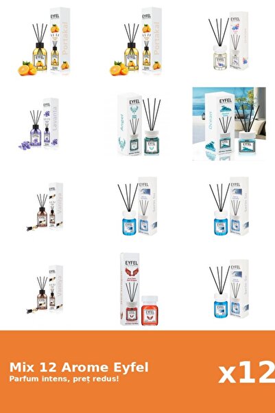 Eyfel Set 12 Mix Variat: 8 arome