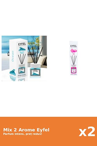 Eyfel Set 2 Mix Eyfel: 1x Bubble Gum, 1x Ocean