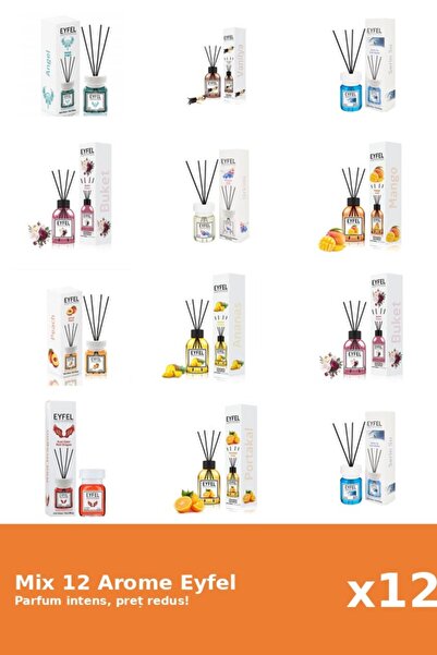 Eyfel Set 12 Mix Variat: 10 arome