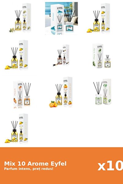Eyfel Set 10 Mix Variat: 8 arome
