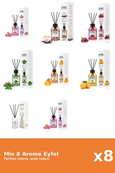 Eyfel Set 8 Mix Variat: 7 arome