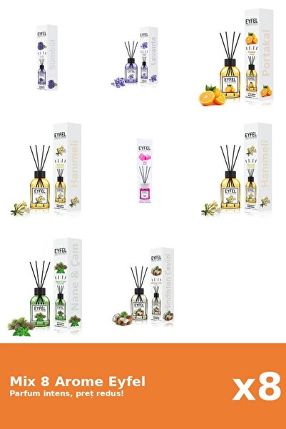 Eyfel Set 8 Mix Variat: 7 arome