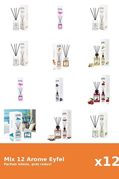 Eyfel Set 12 Mix Variat: 9 arome