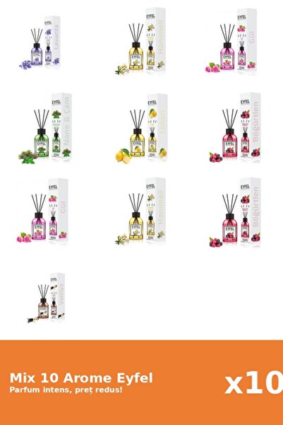 Eyfel Set 10 Mix Variat: 7 arome
