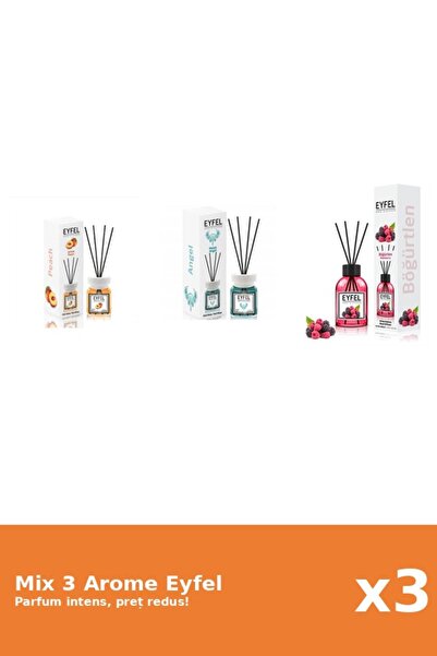 Eyfel Set 3 Mix Eyfel: 1x Angel, 1x Fructe De Padure, 1x Piersica