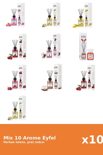 Eyfel Set 10 Mix Variat: 8 arome