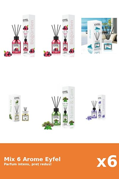 Eyfel Set 6 Mix Eyfel: 2x Fructe De Padure, 1x Lacramioare, 1x Lavanda, 1x Oc...