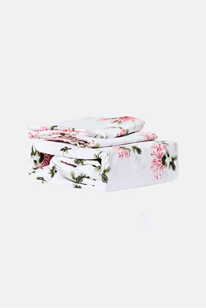 Catherine Malandrino King Size 3 Pcs Floral Print Lasting Durability Sheets, ...