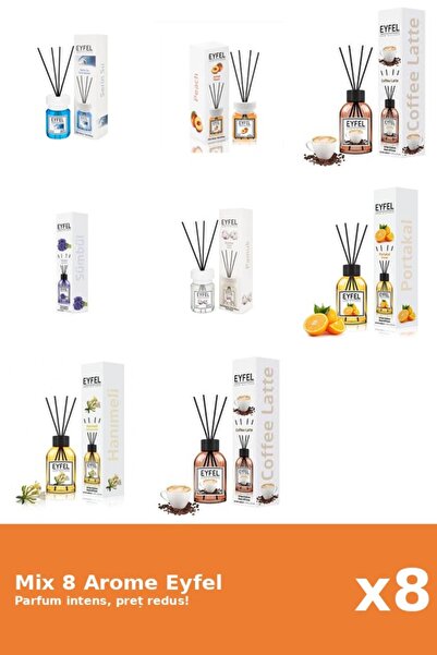 Eyfel Set 8 Mix Variat: 7 arome