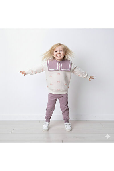 NURTOPU Girls' Set Top and Bottom Set Transitional Super Quality Cotton Fabri...