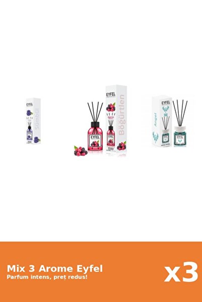 Eyfel Set 3 Mix Eyfel: 1x Angel, 1x Fructe De Padure, 1x Zambile