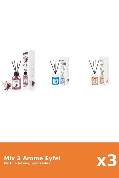 Eyfel Set 3 Mix Eyfel: 1x Acacia, 1x Bouquet, 1x Cool Water