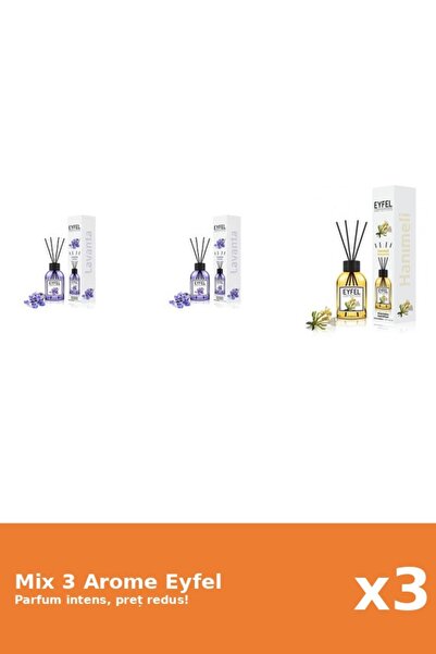 Eyfel Set 3 Mix Eyfel: 2x Lavanda, 1x Mana Maicii Domnului