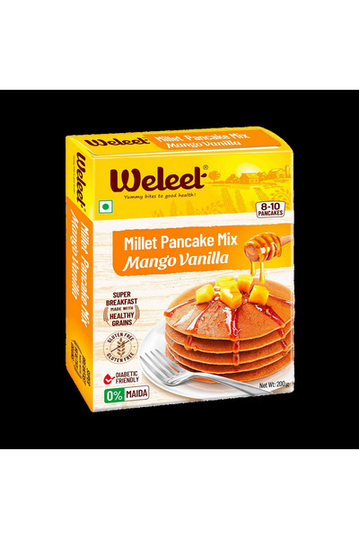 pancake مزيج الدخن من ويليت - مانجو وفانيليا