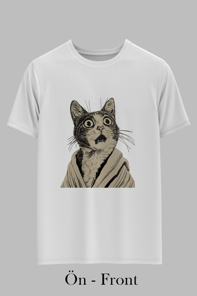 OXVİN IZNENAĐENA MAČKA T-shirt majica sa printom