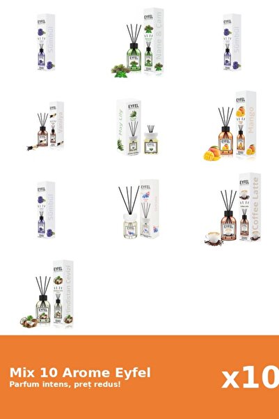 Eyfel Set 10 Mix Variat: 8 arome