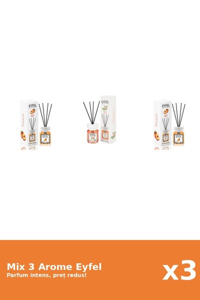 Eyfel Set 3 Mix Eyfel: 1x Acacia, 2x Piersica