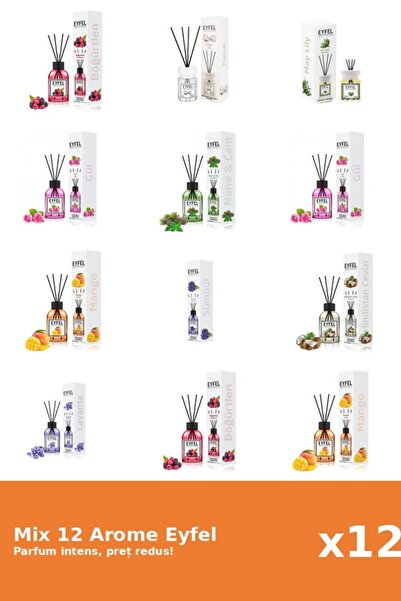 Eyfel Set 12 Mix Variat: 9 arome