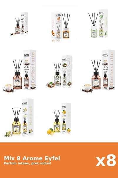 Eyfel Set 8 Mix Variat: 7 arome